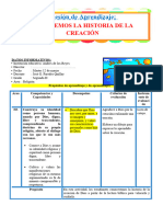 2° Sesión Día 2 Rel Conocemos La Historia de La Creación