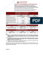 GCET Fee Structure 2020 21