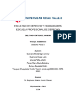 Delitos Contra El Honr-Informe de Investigacion