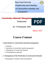 Material Management