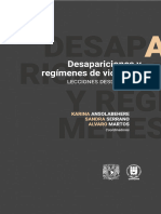 Desapariciones y Regímenes de Violencia Lecciones Desde México