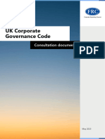 UK Corporate Governance Consultation 2023