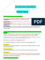 Electrical Interview Question