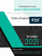 Statistique Inférentielle Polycopié 2022