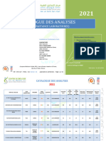 Catalogue Des Analyses