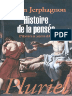 HISTOIRE DE LA PENSÉE ANTIQUITÉ ET MOYEN ÂGE by Lucien Jerphagnon