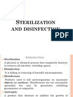 Sterilization and Disinfection