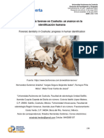 Odontologia Forense Artículo Científico