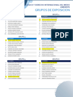 Grupos de Exposicion Derecho Ecologico