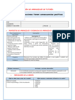 3° Ses Tuto Lun 10 Nuestras Acciones Tienen Consecuencias Positivas Prof Yessenia