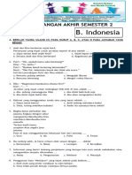 Soal UAS Bahasa Indonesia Kelas 3 SD Semester 2 Dan Kunci Jawaban