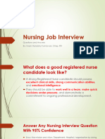 Nursing Job Interview 2024 Updated V4