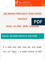 Jee Mains Previous Year Paper Class 12 Physics 2023 01 Feb Shift 1 Actual Doubtnut English Medium 2023 Web 3