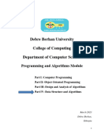 Data Structures and Algorithms