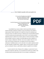 Ensayo Seguridad Vial en Colombia