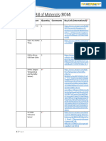 Bill of Materials BOM