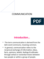 3 Communication (Unit III)