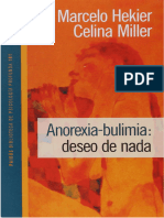 Anorexia-Bulimia, Deseo de Nada (Hekier y Miller)