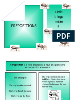 Prepositions Power Point