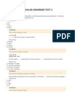 Regular Grammar Test 2 - Key Answer