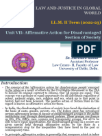 UNIT VII - Affermative Action - PPT - Amrendra Kr.