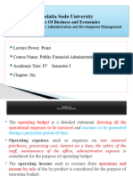 Budgeting Chapter. Six