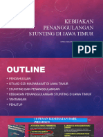 Kebijakan Penanggulangan Stunting Di Jawa Timur