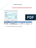 Régularisation de Factures