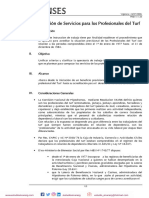 ANSES PREV-11-34-2006 Profesionales Del Turf