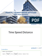 TIme Speed Distance