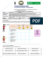 INGLES 4° Evaluación Diagnóstica