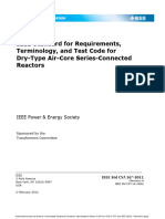 IEEE Standard For Requirements, Terminology, and Test Code For Dry-Type Air-Core Series-Connected Reactors