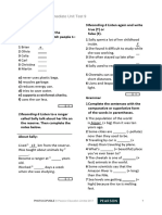 Test Unit 9 Pre Inter