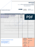 Invoice PT Bangun Saffa Mulia