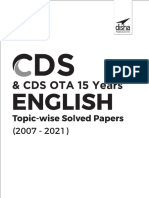 Disha CDS Solved Paper