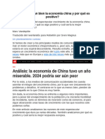 Por Qué Va Tan Bien La Economía China