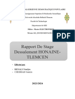 Rapport de Stage MBH Honaine