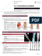 Fracturas y Luxaciones en General