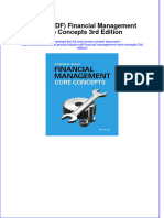 (Ebook PDF) Financial Management Core Concepts 3rd Edition Download