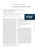 The in Uence of Mixed Tree Plantations On The Nutrition of Individual Species: A Review