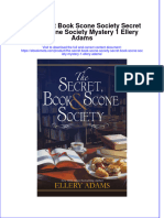 Dơnload The Secret Book Scone Society Secret Book Scone Society Mystery 1 Ellery Adams Full Chapter