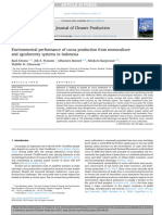 Environmental Performance of Cocoa Production From Monoculture and SAF