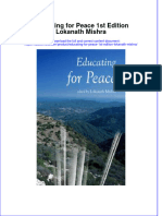 Dơnload Educating For Peace 1st Edition Lokanath Mishra Full Chapter