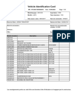 Vehicle Identification Card