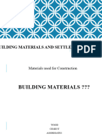 Materials N Settlement Planning