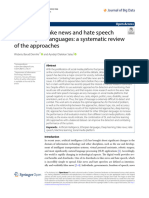 Detection of Fake News and Hate Speech For Ethiopian Languages: A Systematic Review of The Approaches