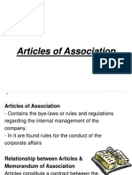 Articles of Association