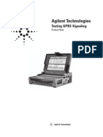 Agilent Testing GPRS Signalling