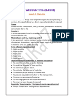 Cost Accounting - Bcom - Module 2