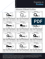 Hollow Silicone P Profiles